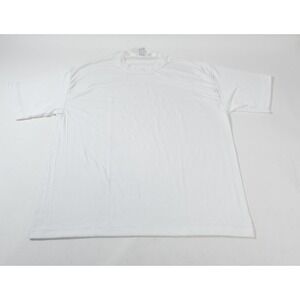 CoolMax T-Shirt Mens XL White Vintage Y2K Short Sleeve Crew Neck Performance Tee